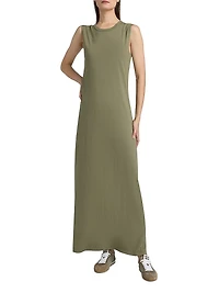Margo Sleeveless Cotton Maxi Dress