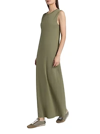 Margo Sleeveless Cotton Maxi Dress