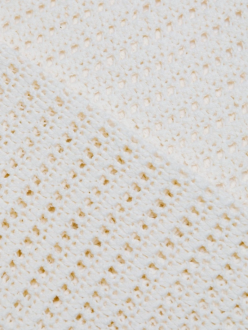 Lucy Open-Knit Cotton Pants