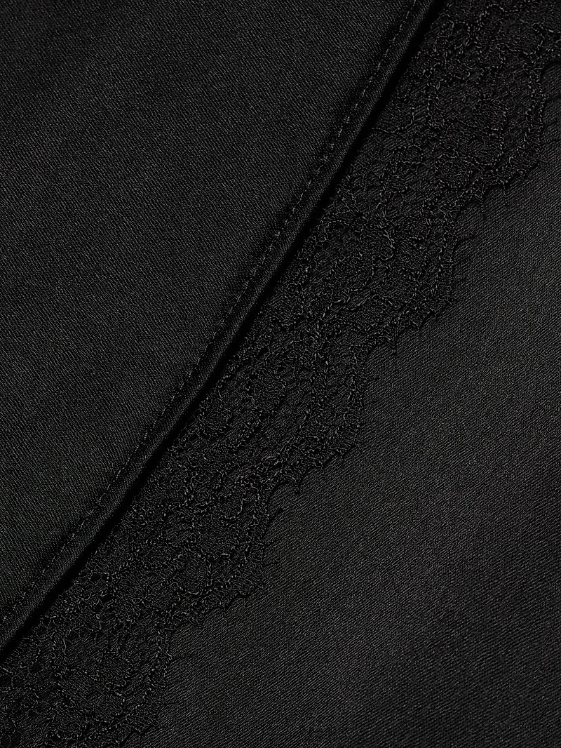 Barb Lace Trim Crop Tank