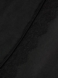 Barb Lace Trim Crop Tank