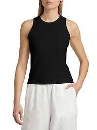 Nando Crewneck Cotton Tank