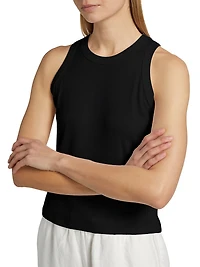 Nando Crewneck Cotton Tank