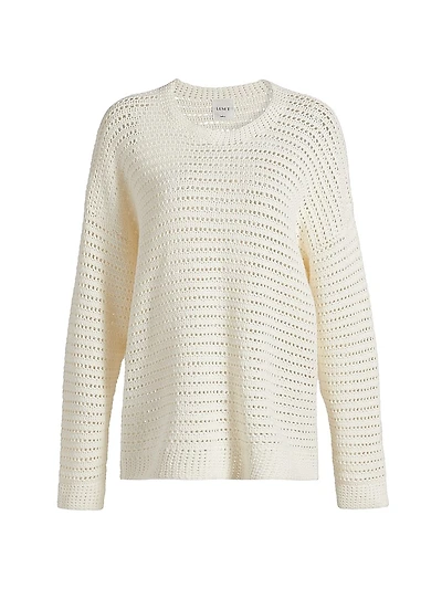 Lucy Oversized Open-Knit Cotton Sweater
