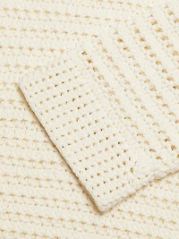 Lucy Oversized Open-Knit Cotton Sweater