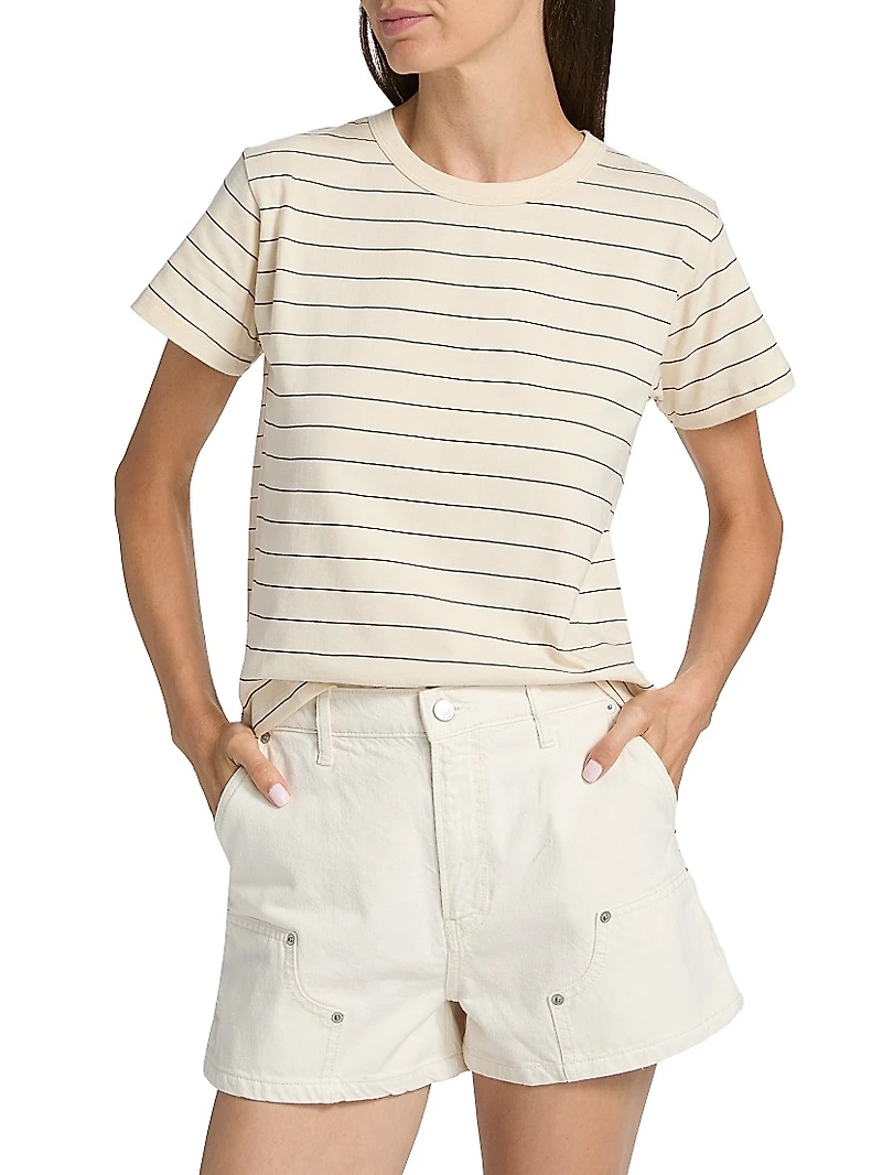 The Margo Striped Cotton T-Shirt