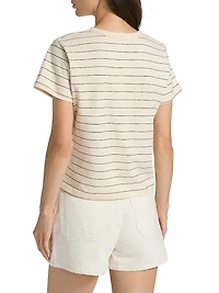 The Margo Striped Cotton T-Shirt