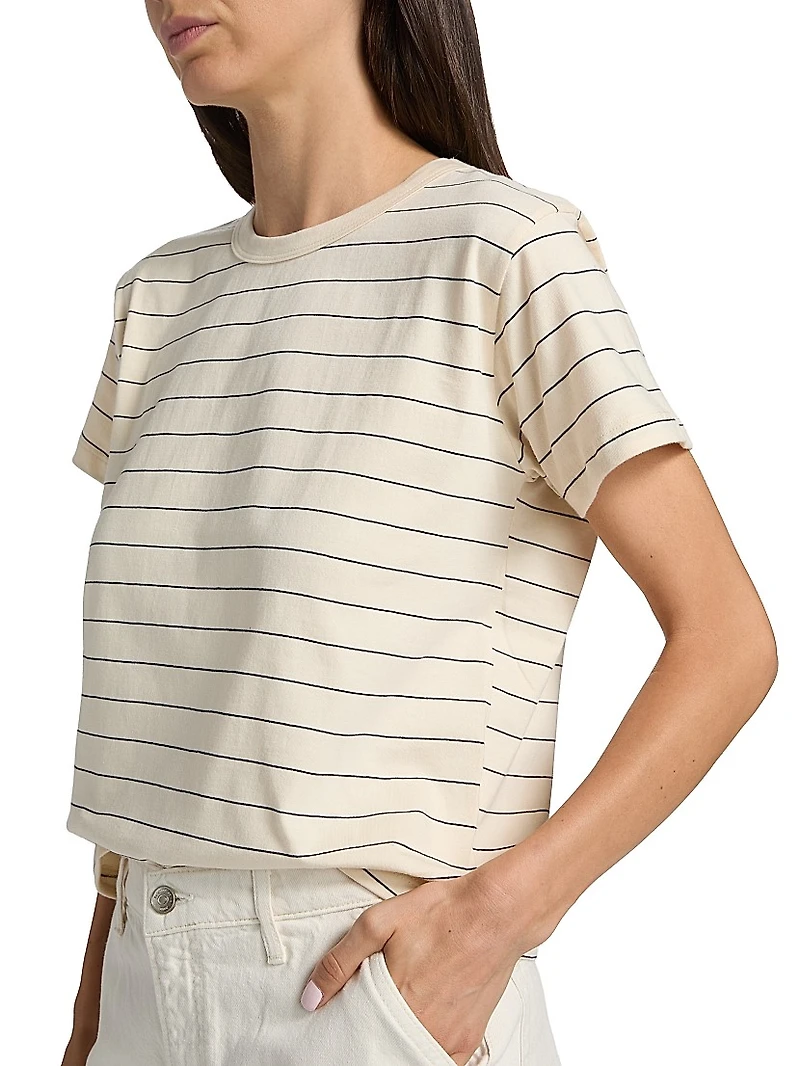 The Margo Striped Cotton T-Shirt
