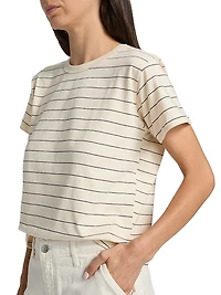 The Margo Striped Cotton T-Shirt