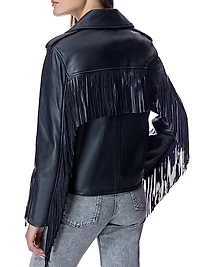 Fringed Leather Jacket