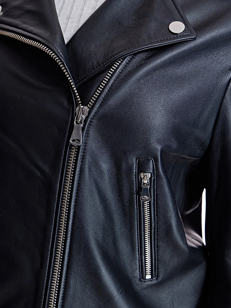 Fringed Leather Jacket