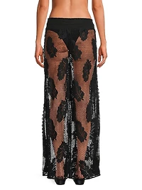 Luana Lace Wide-Leg Cover-Up Pants
