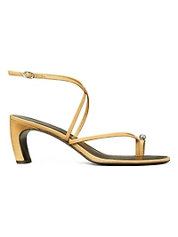 65MM Strappy Leather Sandals