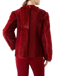Boxy-Fit Shearling Jacket