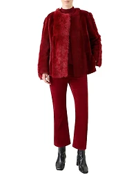 Boxy-Fit Shearling Jacket