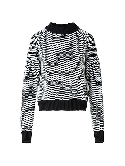 3D Dot Wool-Cashmere Sweater
