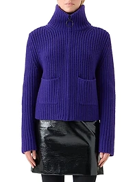 Chunky Wool-Cashmere Cardigan
