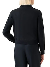 Wool-Cashmere Bomber Jacket