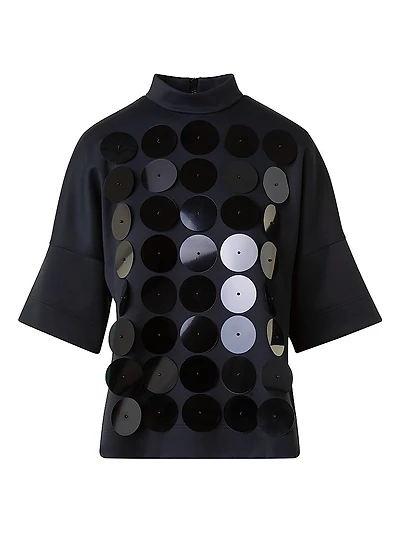 Dot Embellished Top