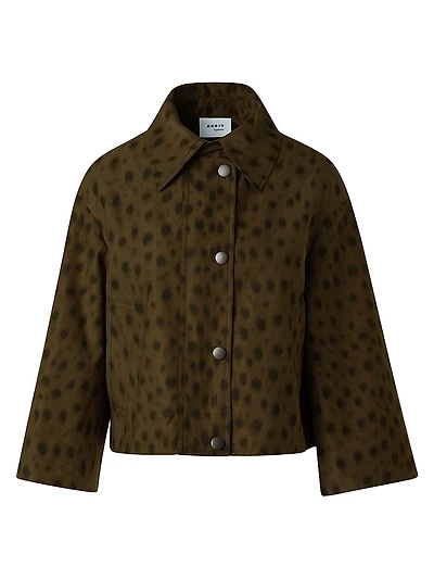 Cheetah Print Parka Jacket