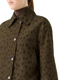 Cheetah Print Parka Jacket