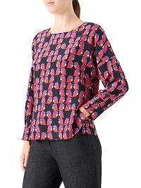 Françoise Hardy Print Blouse