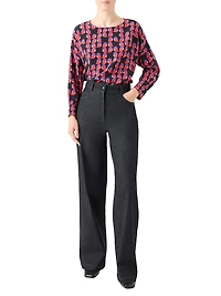 Françoise Hardy Print Blouse