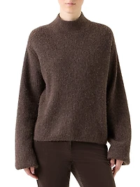 Relaxed Alpaca-Blend Sweater