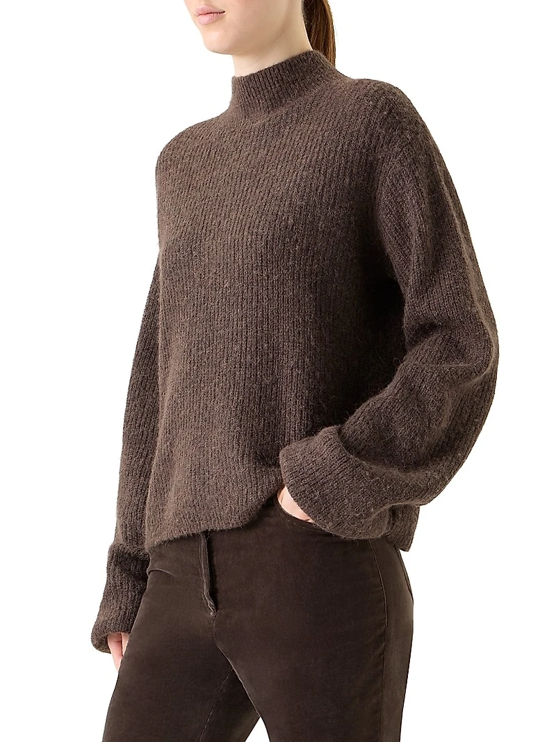 Relaxed Alpaca-Blend Sweater