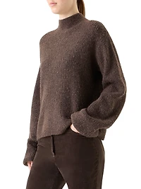Relaxed Alpaca-Blend Sweater