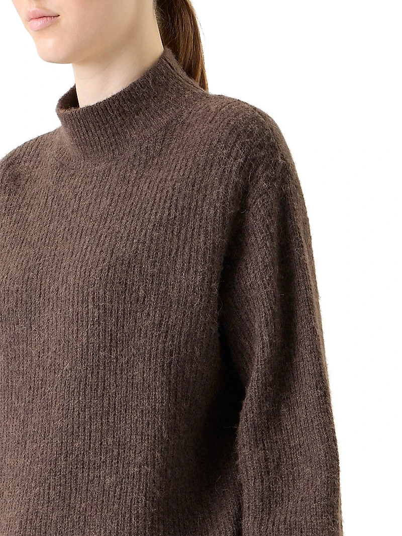 Relaxed Alpaca-Blend Sweater