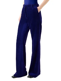 Celia Corduroy Boot-Cut Pants