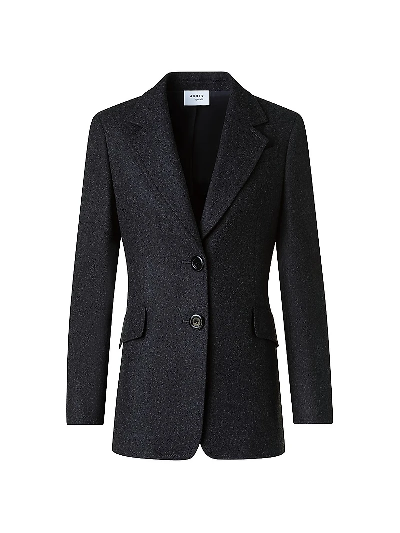Virgin Wool-Blend Boyfriend Blazer