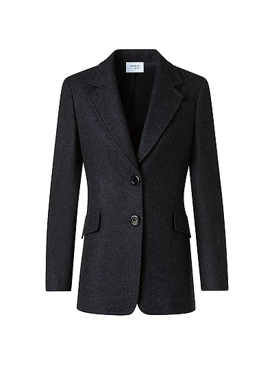 Virgin Wool-Blend Boyfriend Blazer