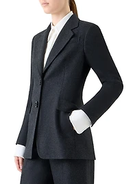 Virgin Wool-Blend Boyfriend Blazer
