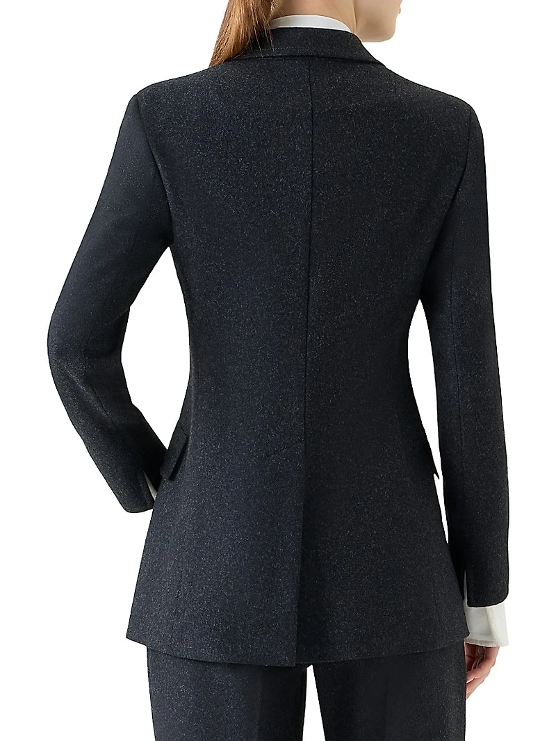 Virgin Wool-Blend Boyfriend Blazer