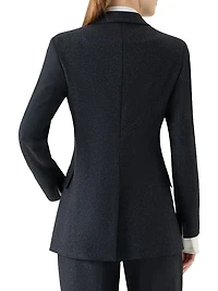 Virgin Wool-Blend Boyfriend Blazer