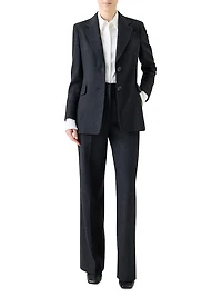 Virgin Wool-Blend Boyfriend Blazer
