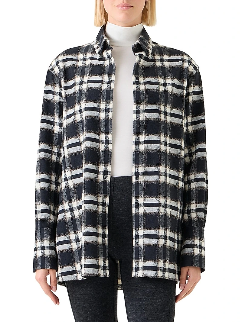Checked Cotton Relaxed-FitCotton Shirt