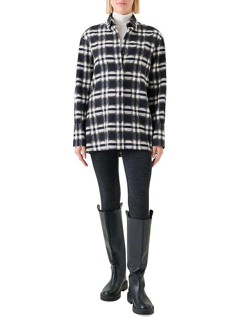 Checked Cotton Relaxed-FitCotton Shirt