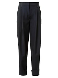 Franklyn Virgin Wool Ankle Pants
