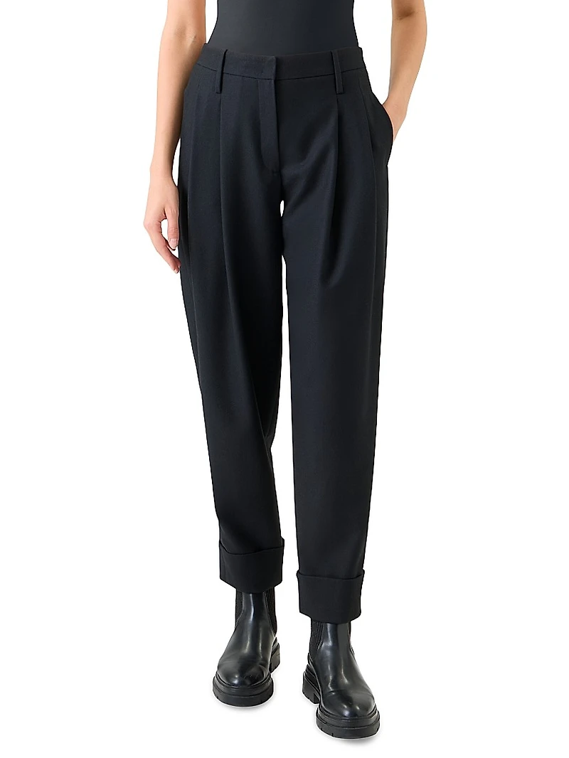 Franklyn Virgin Wool Ankle Pants