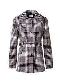 Glen Checked Wool-Blend Jacket