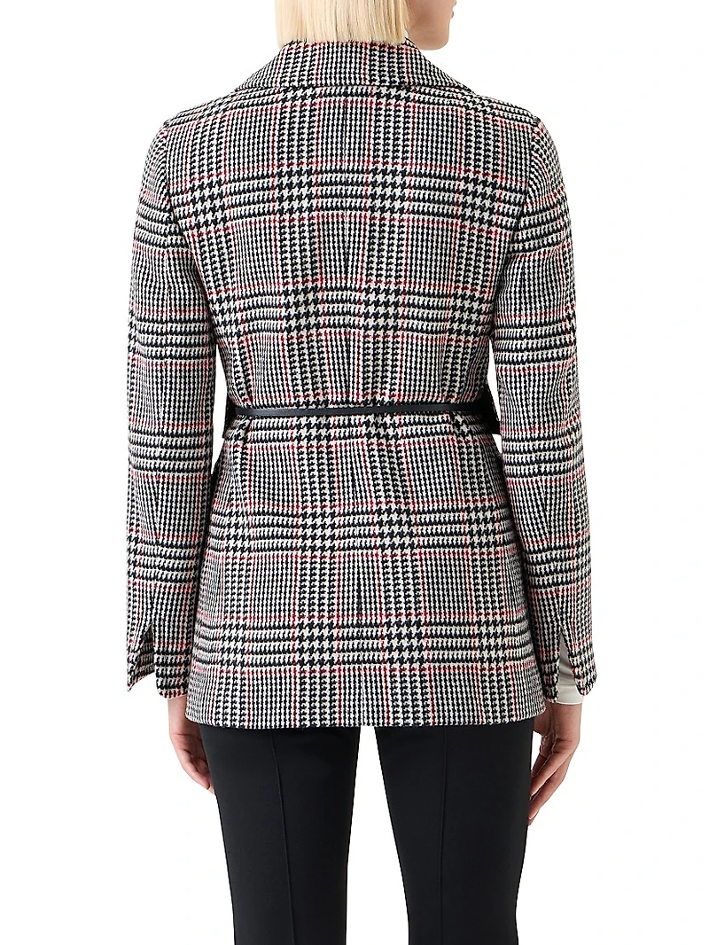 Glen Checked Wool-Blend Jacket