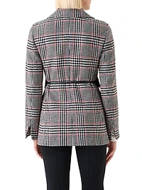 Glen Checked Wool-Blend Jacket