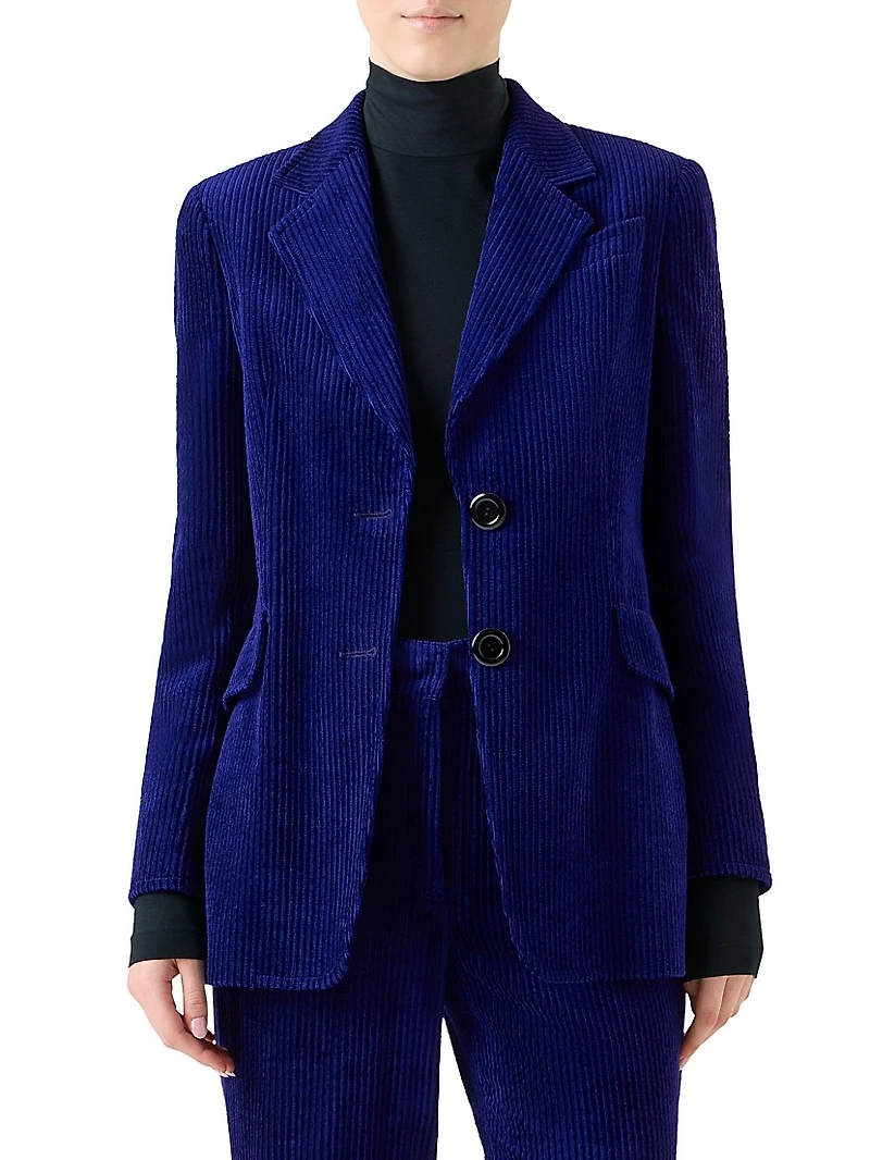 Corduroy Boyfriend Blazer