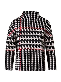 Jacquard Stretch Virgin Wool Sweater