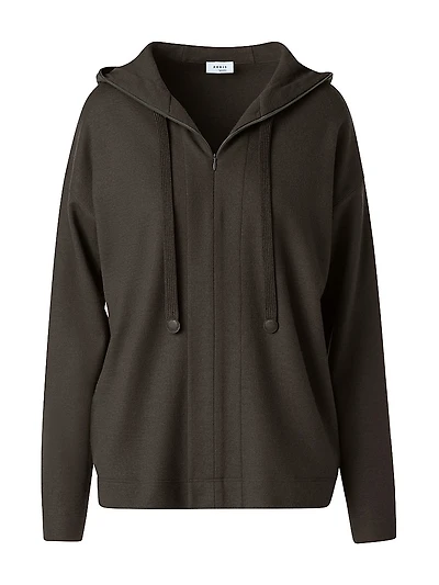 Relaxed Wool Hoodie