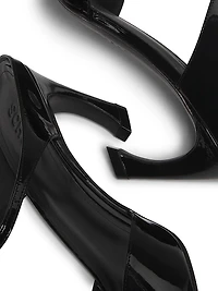 Laurie 70MM Patent Leather Mules