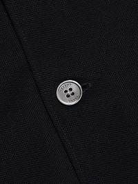 Cotton Piqué Button-Front Shirt